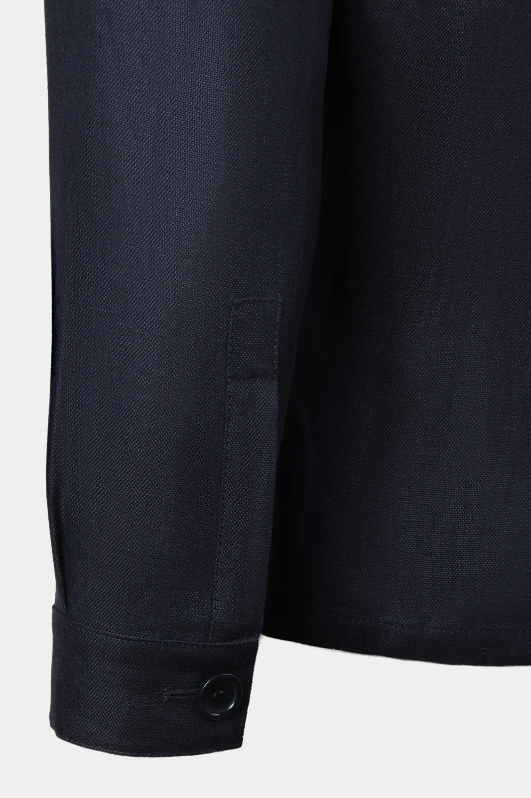 Blouson lin - Marine - Image 4