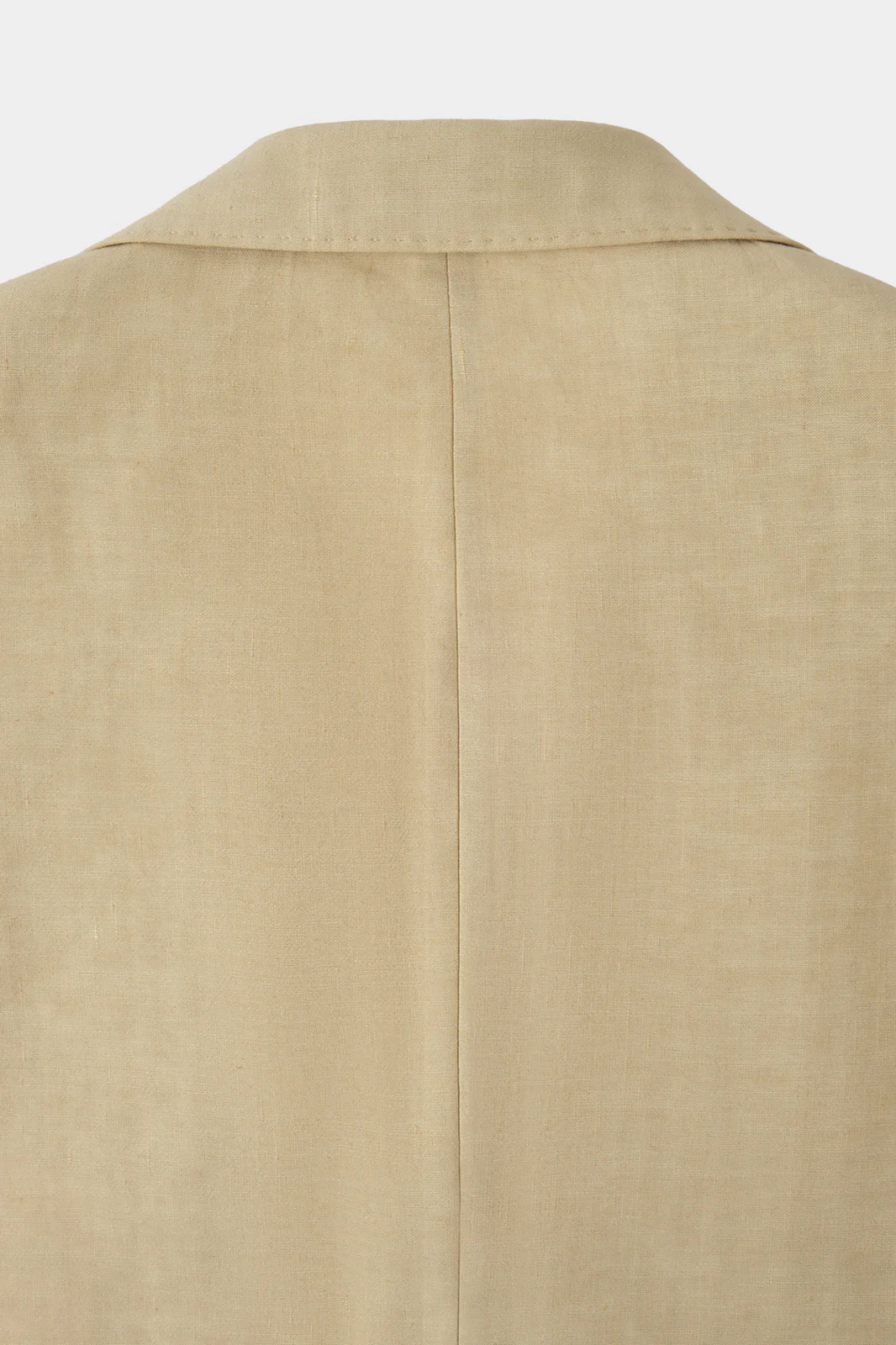 Costume croisé - Beige et pantalon blanc - Image 4