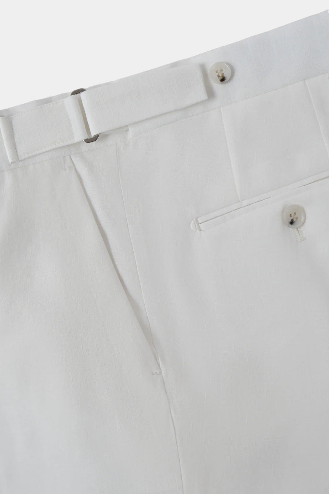 Costume croisé - Marine et pantalon blanc - Image 6