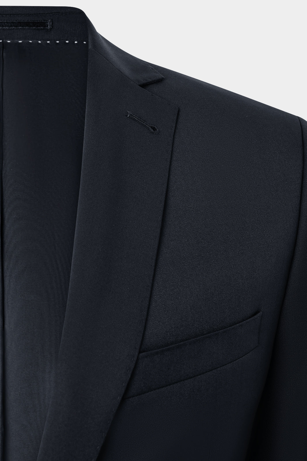 Costume revers fin non cintré - Noir - Image 3