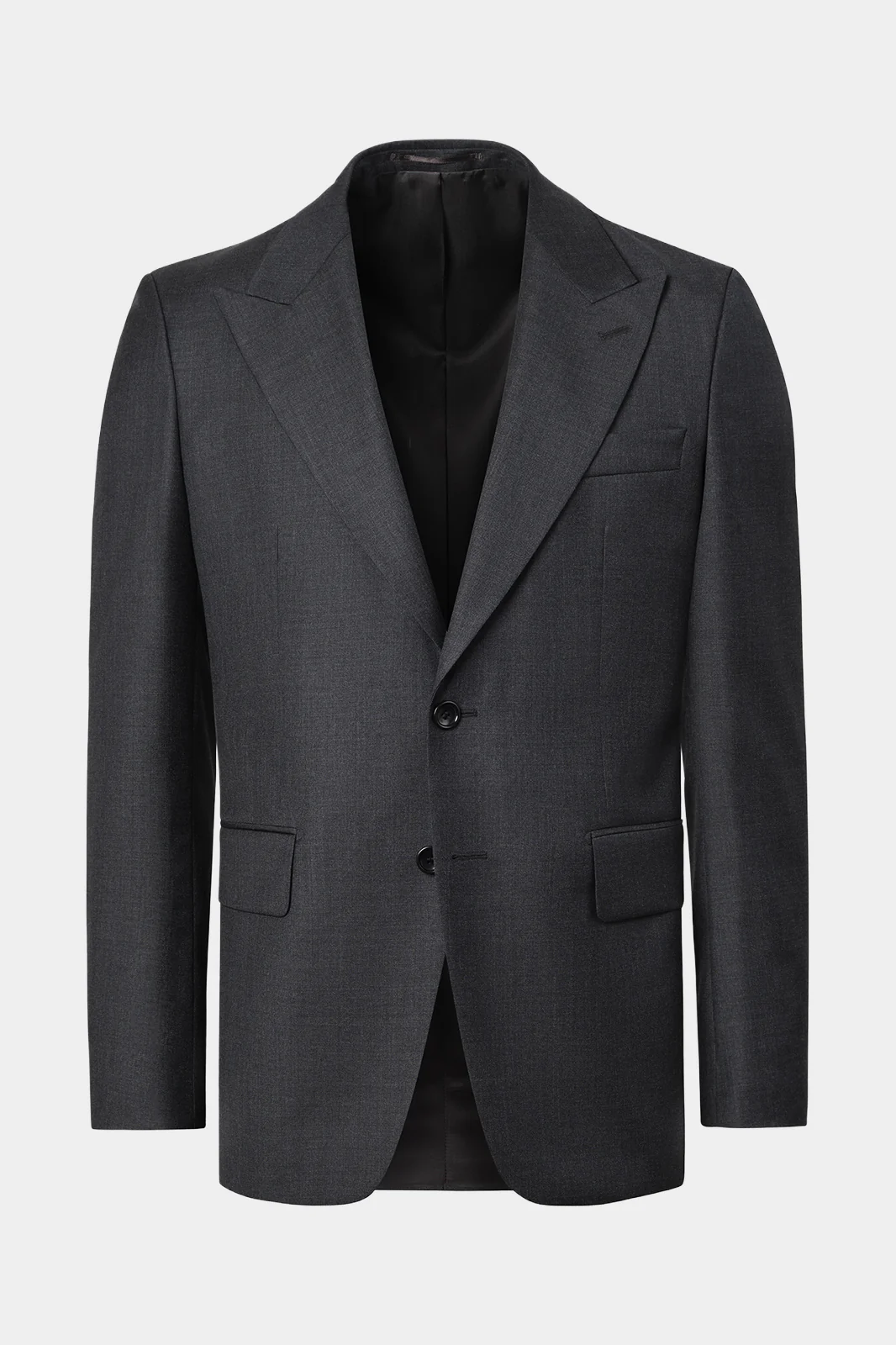Costume revers flèche et pantalon patte de serrage - Gris anthracite - Image 2