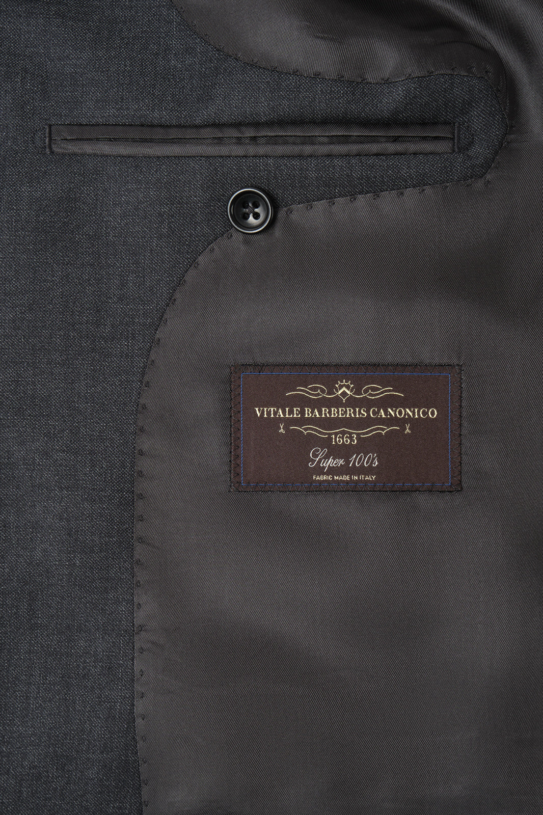 Costume revers flèche et pantalon patte de serrage - Gris anthracite - Image 5