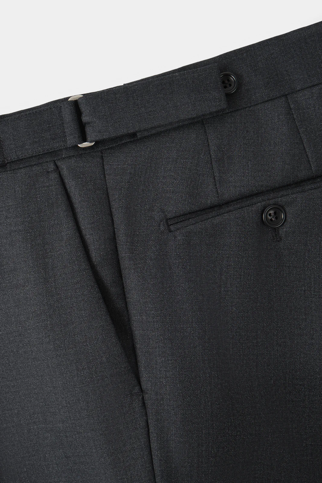 Costume revers flèche et pantalon patte de serrage - Gris anthracite - Image 6