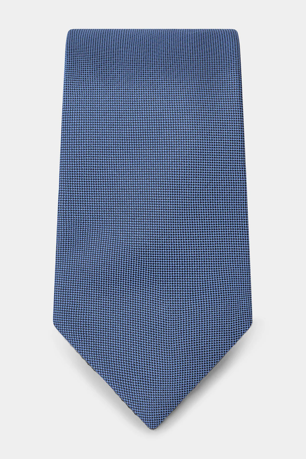 Cravate 100 % soie – Bleu - Image 2