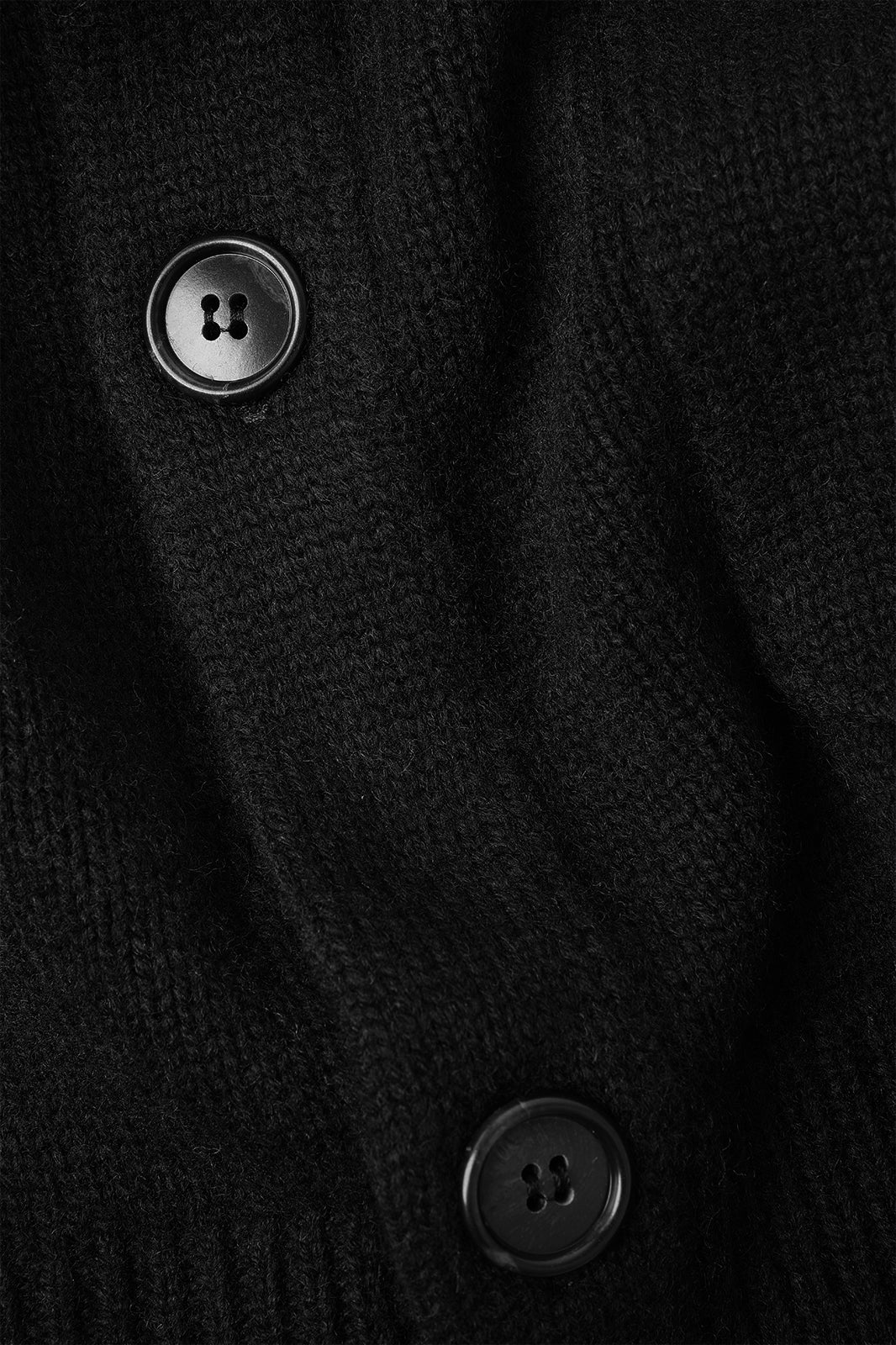 Gilet grosse maille Ă poche - Noir - Image 3