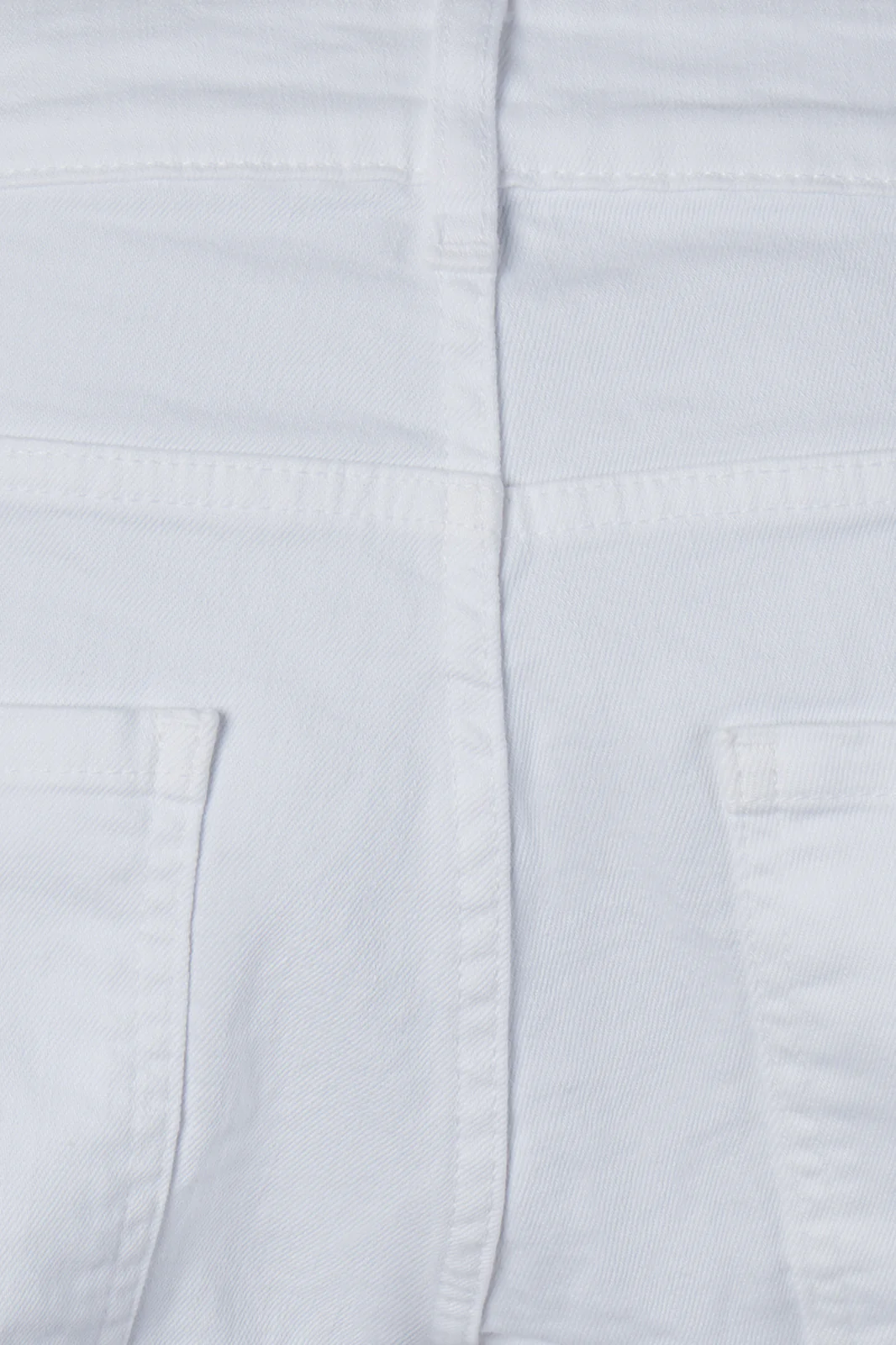 Jean en coton - Blanc - Image 4