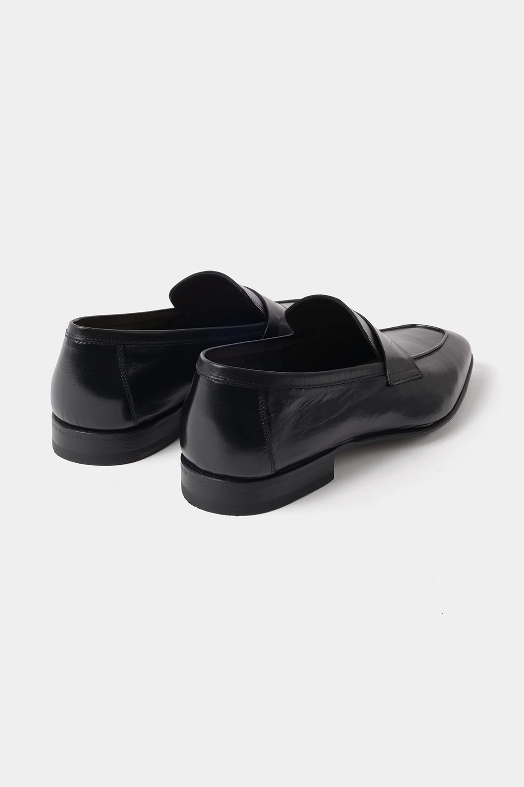 Mocassins cuir Kangaroo - Noir - Image 3