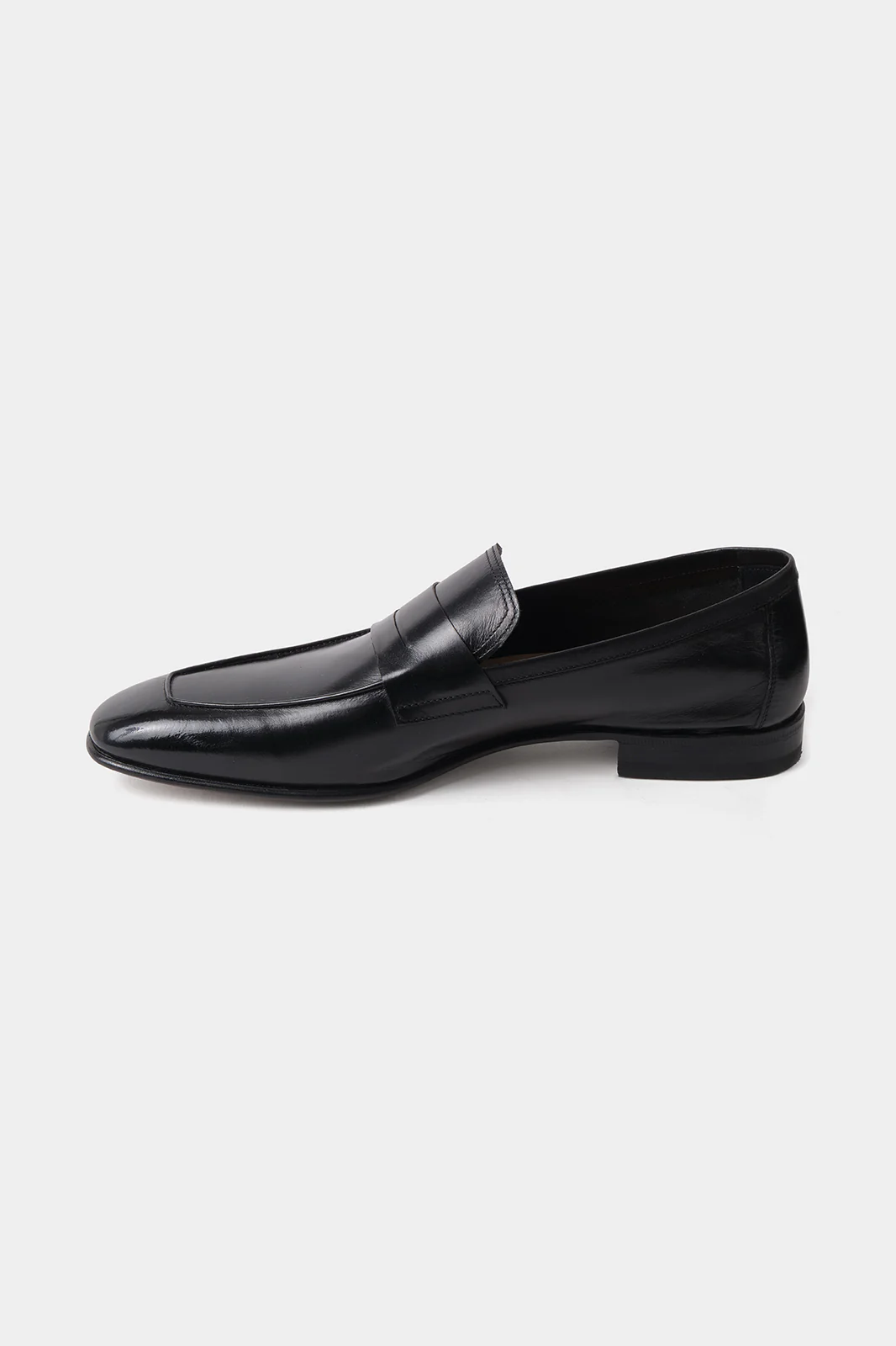 Mocassins cuir Kangaroo - Noir - Image 5