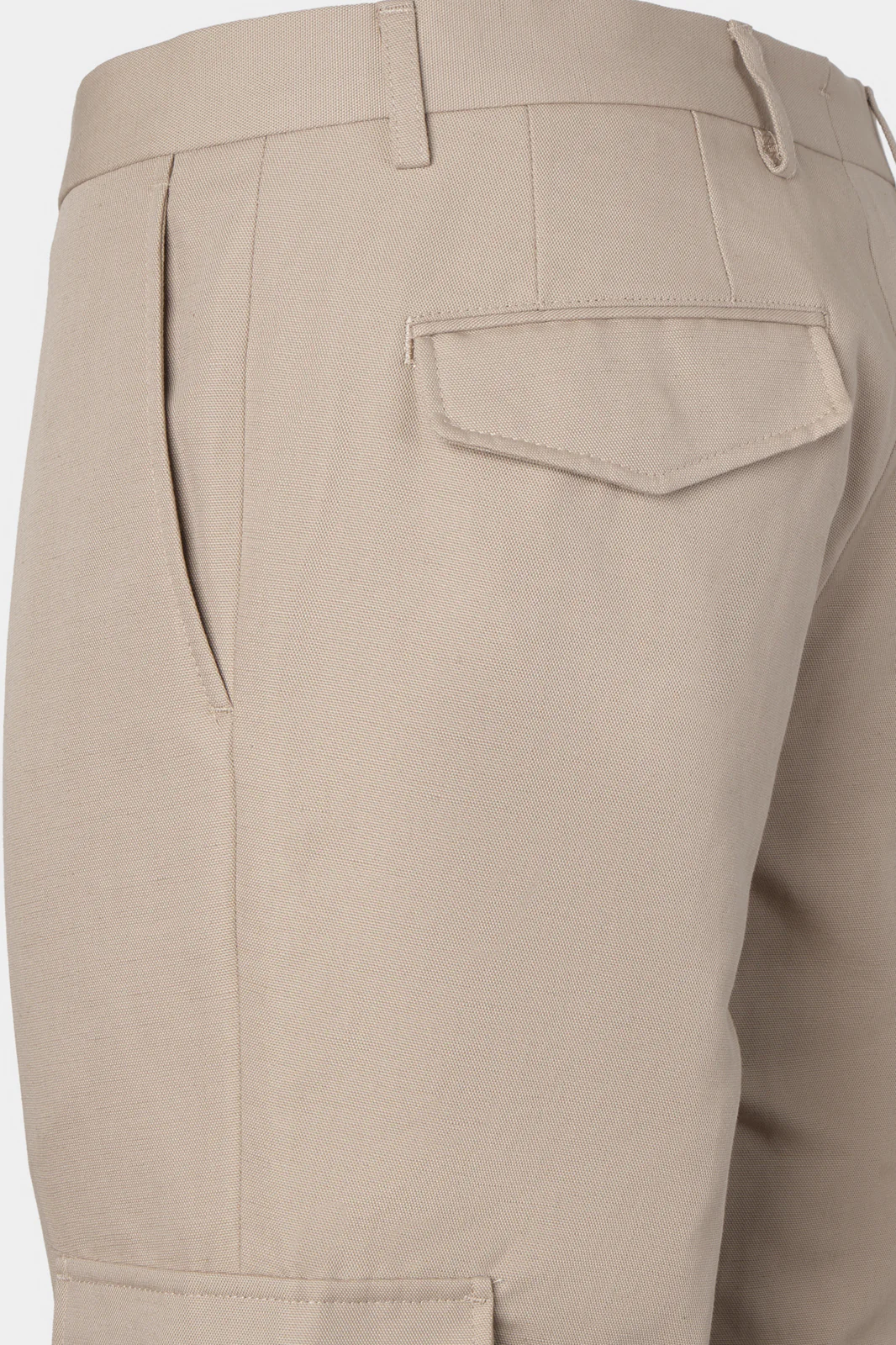 Pantalon cargo - Beige - Image 4