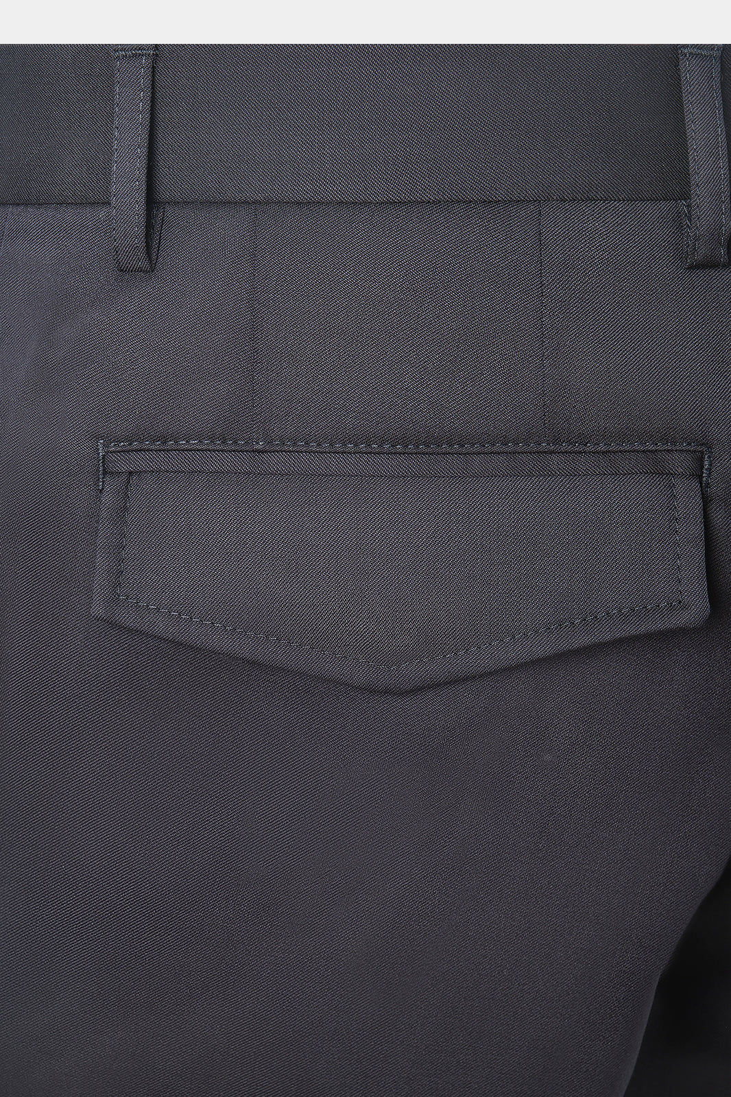 Pantalon cargo en laine - Marine - Image 5