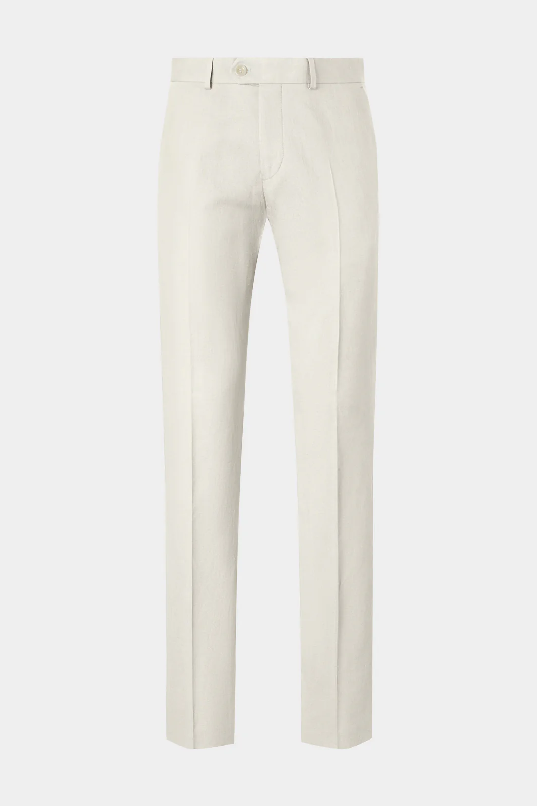 Pantalon coton et lin - Ecru