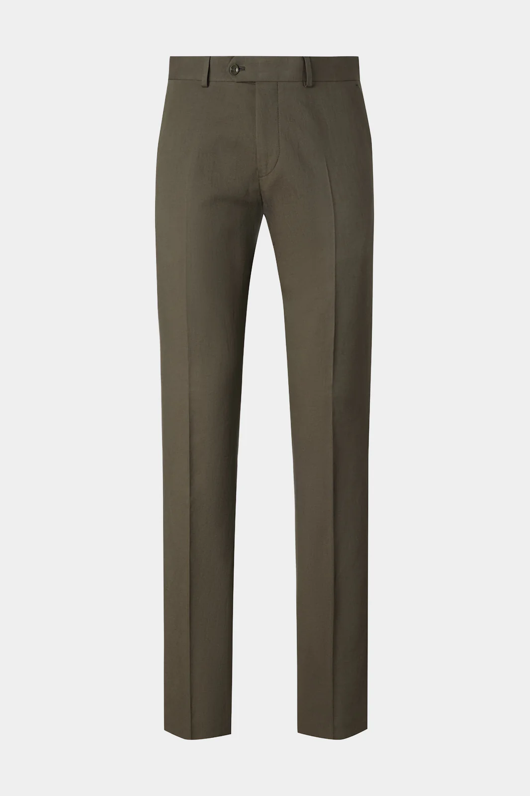 Pantalon coton et lin - Kaki