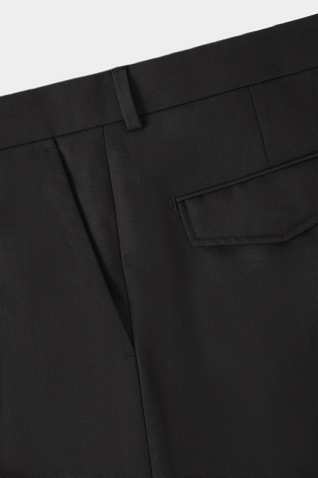 Pantalon coton et lin - Noir - Image 3