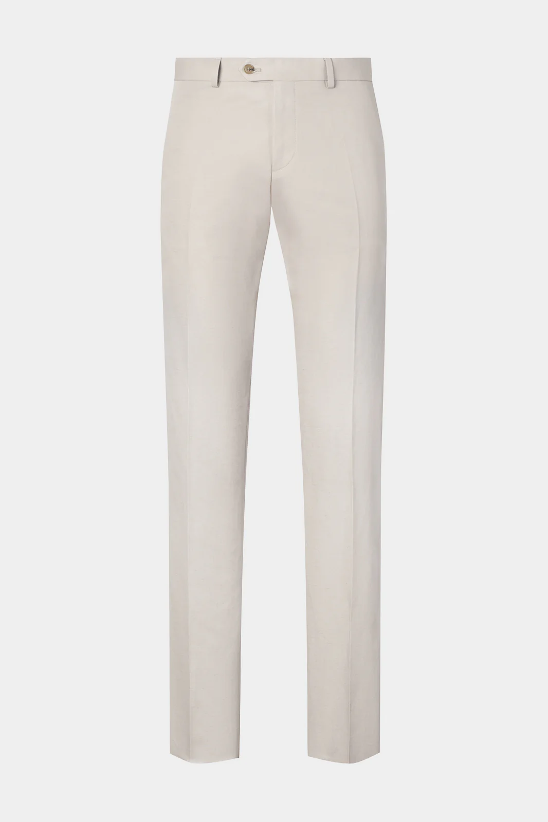 Pantalon coton et lin - Écru