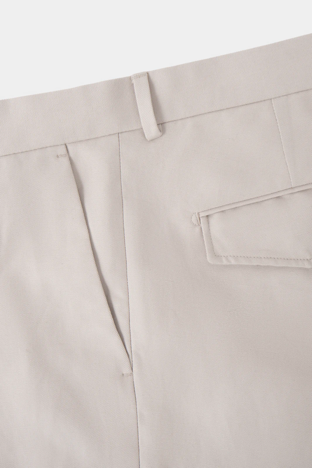 Pantalon coton et lin - Écru - Image 3