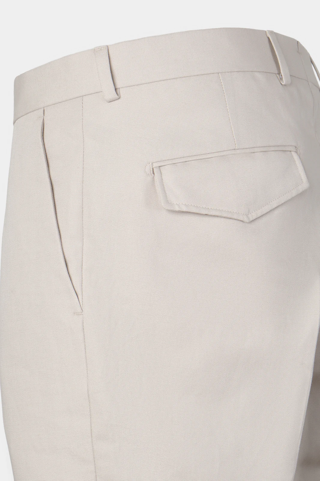 Pantalon coton et lin - Écru - Image 4