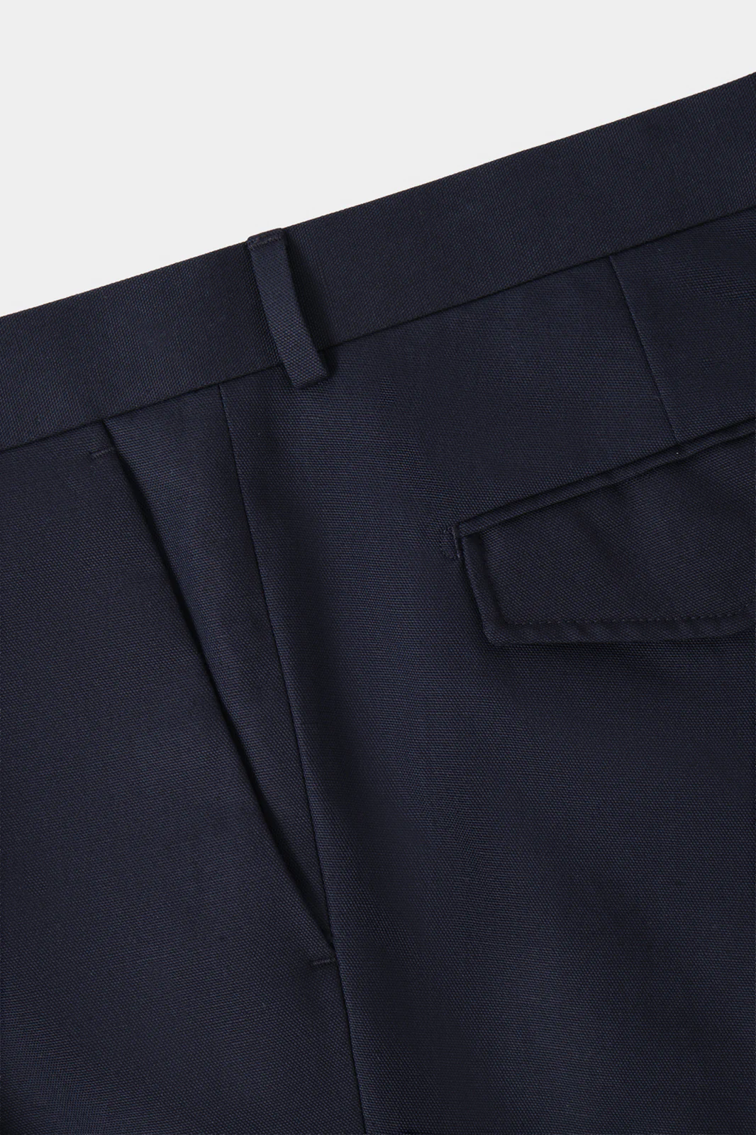 Pantalon coton et lin - Marine - Image 3