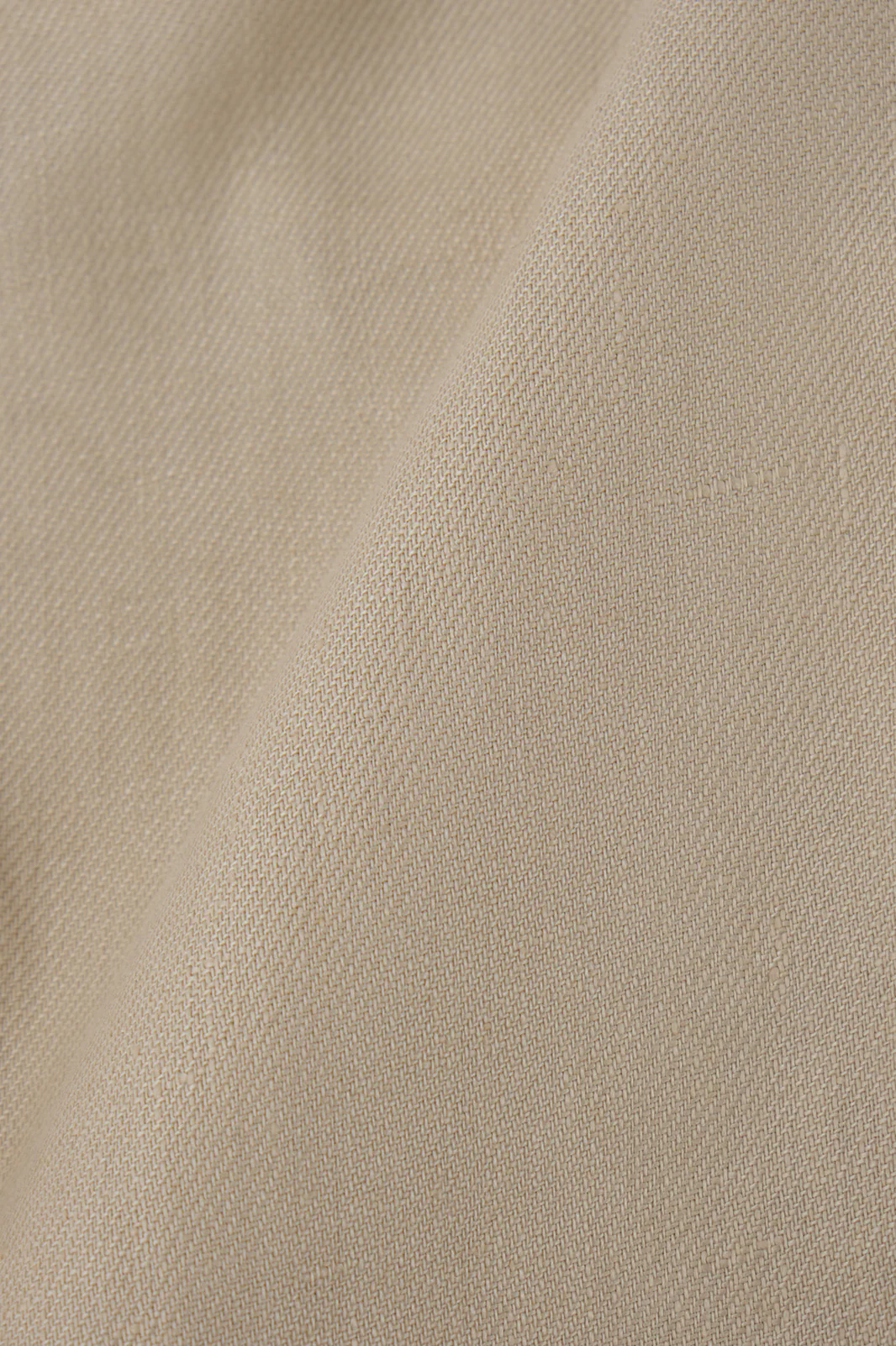 Pantalon en lin à patte de serrage - Beige - Image 6