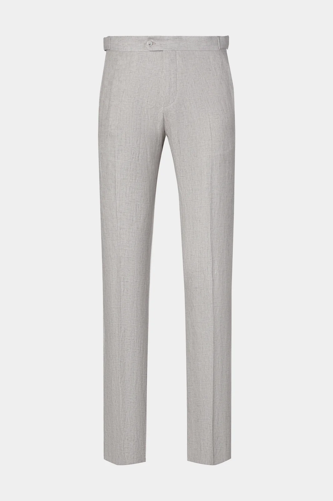 Pantalon à patte de serrage Prince de Galles - Gris