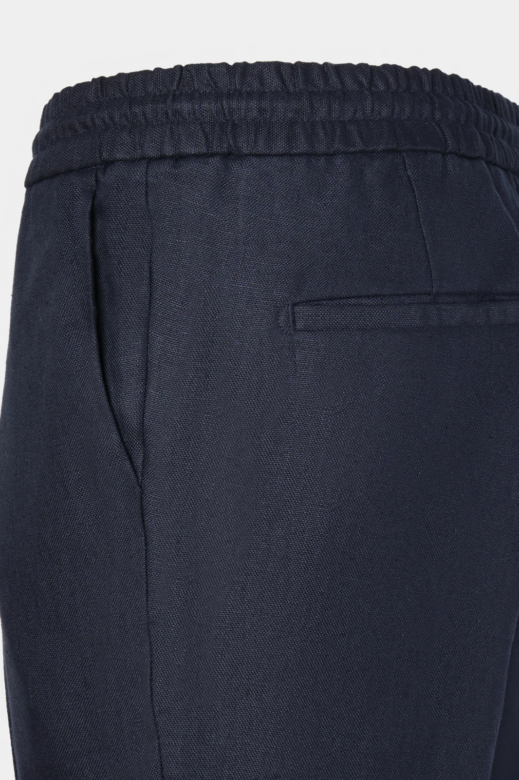 Pantalon jogpant lin - Marine - Image 3
