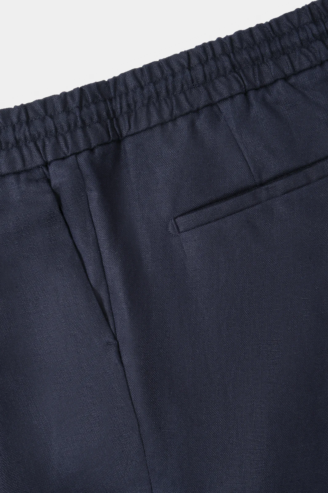 Pantalon jogpant lin - Marine - Image 4