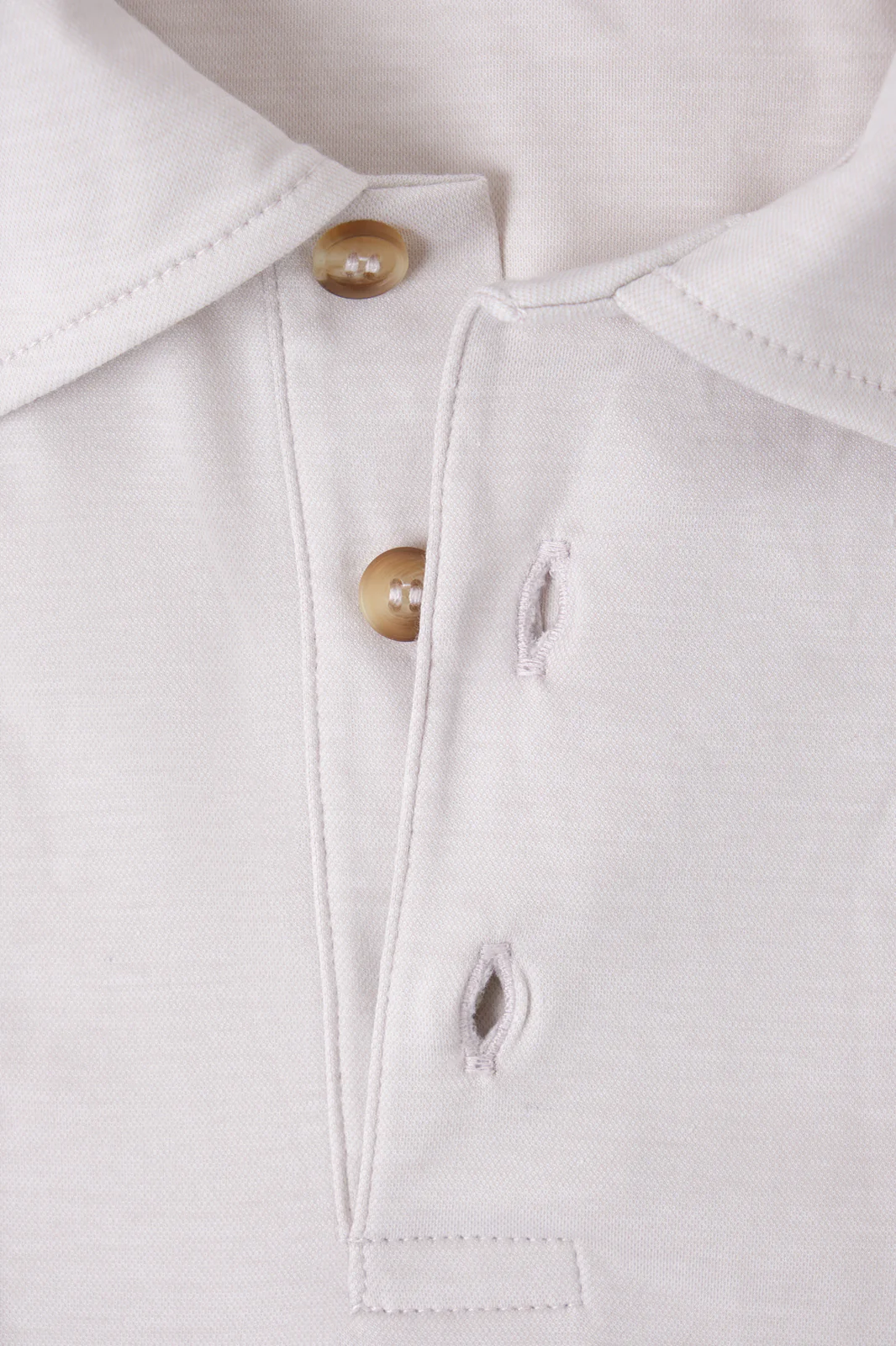 Polo en coton jersey - Beige - Image 2