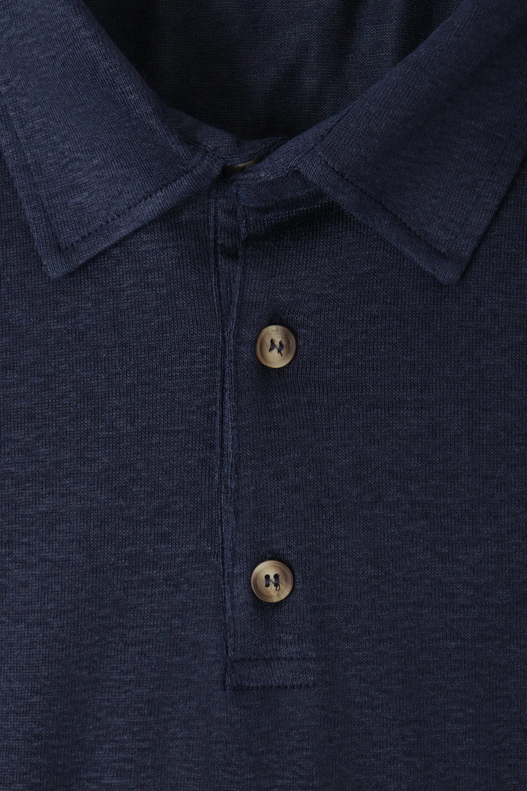 Polo LPM en lin - Marine - Image 2