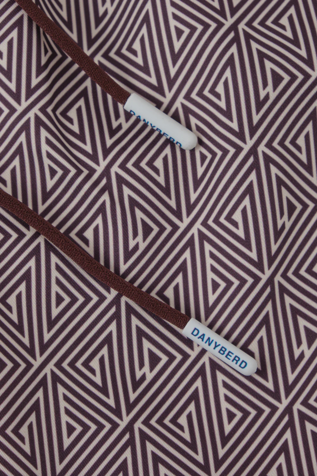 Short de bain à motif marron - Image 3