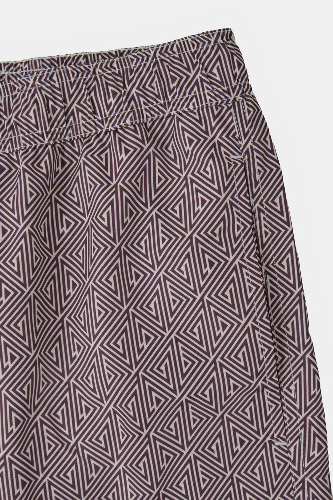 Short de bain à motif marron - Image 4
