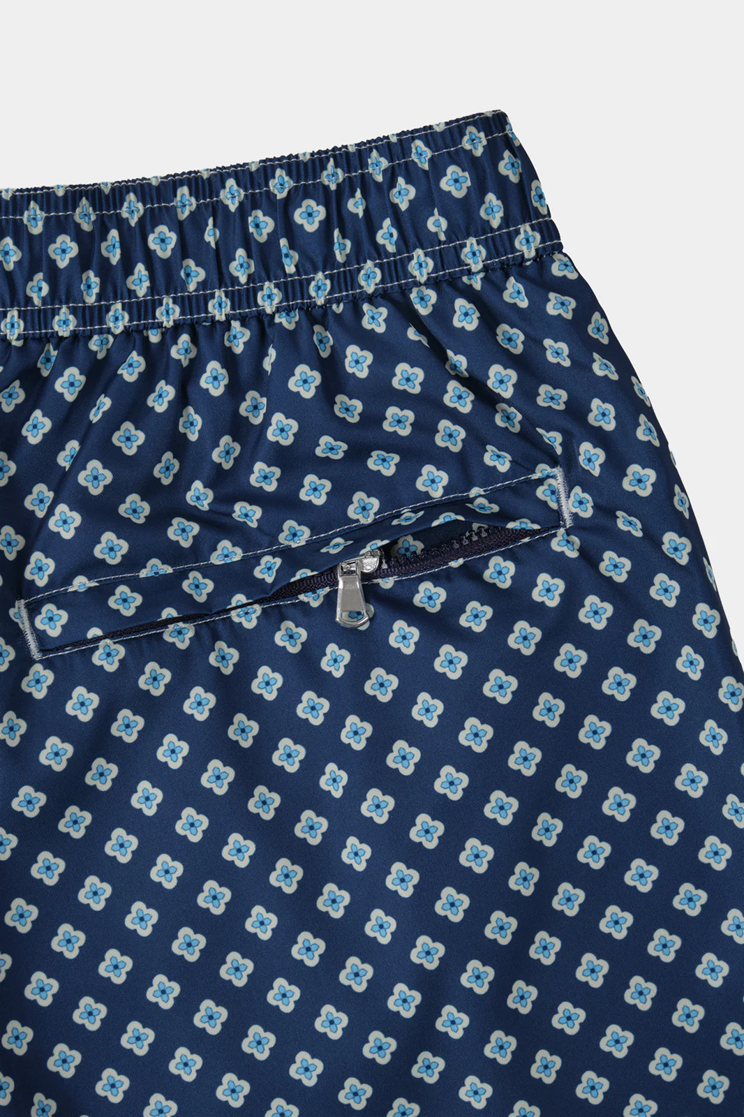 Short de bain marine à fleurs - Image 5