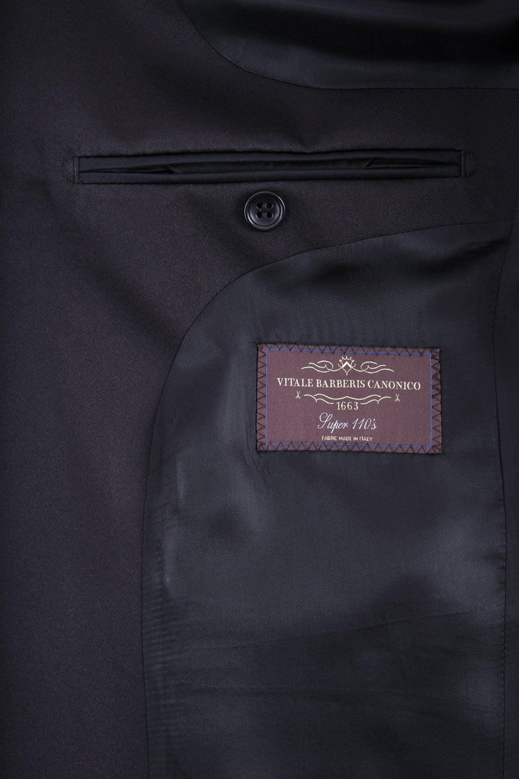 Smoking revers flèche 3 pièces et pantalon et patte de serrage - Noir - Image 7