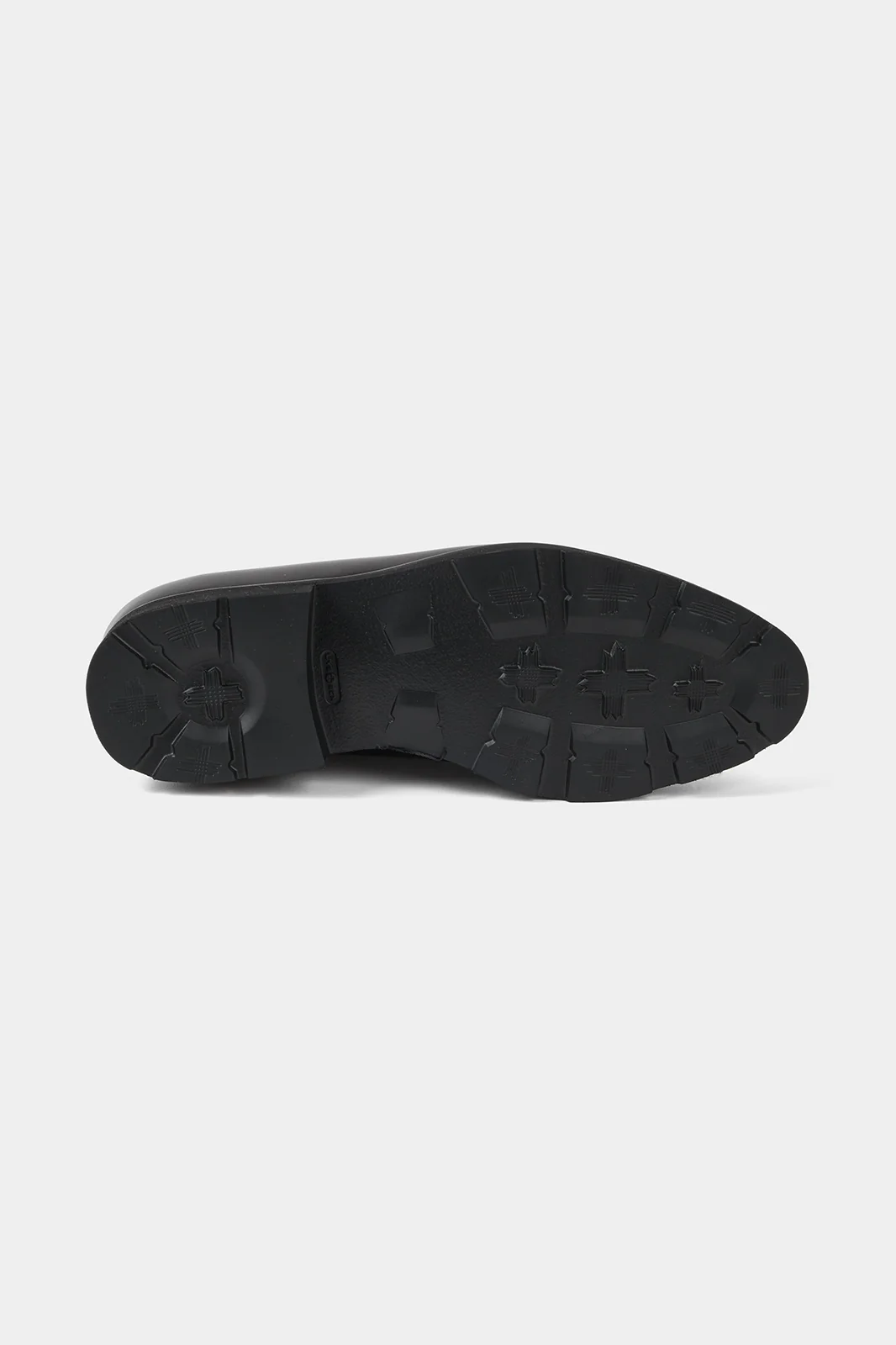 Souliers à lacets patiné avec œillets - Noir - Image 6
