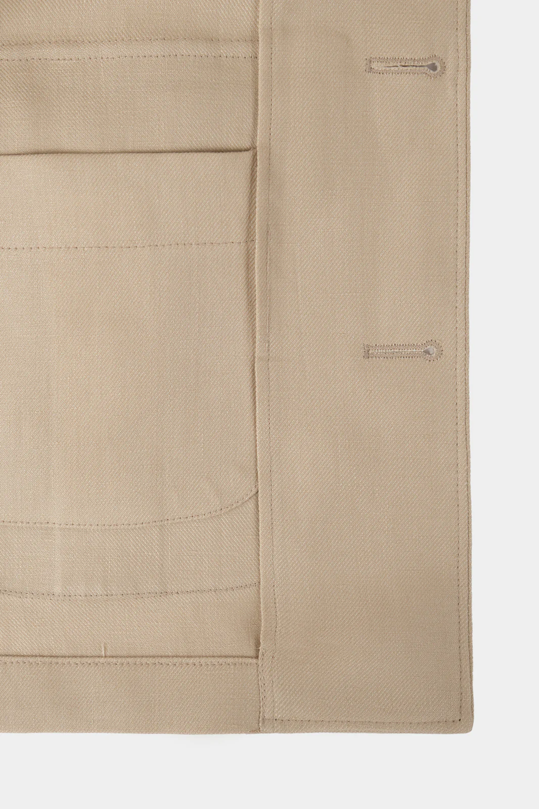 Veste Saharienne en lin - Beige - Image 4